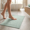 Luxury Bathmat 100% Cotton - Sage Green