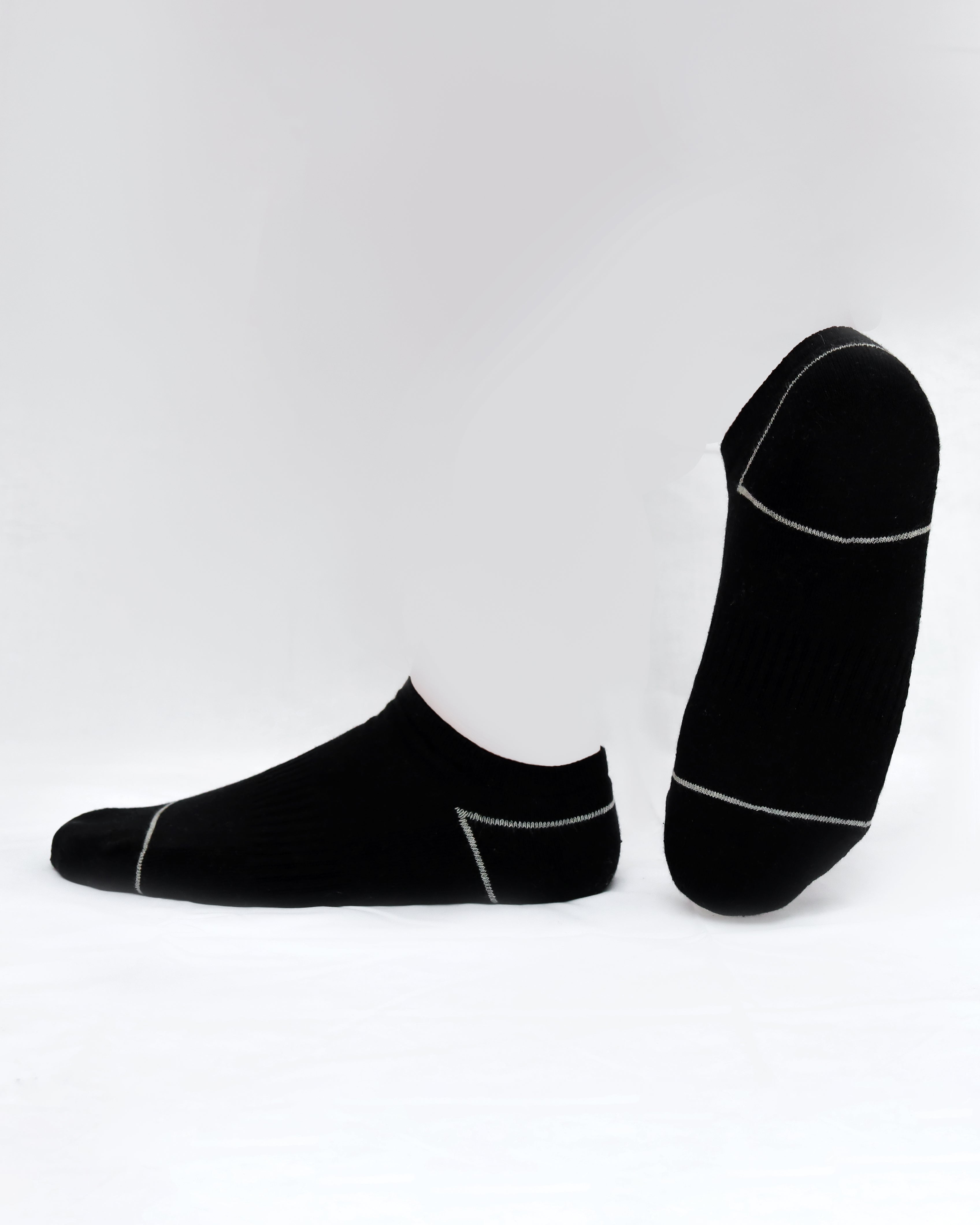 No-Show Cotton Socks – 3 Pair Pack Invisible Comfort | AlamCollection