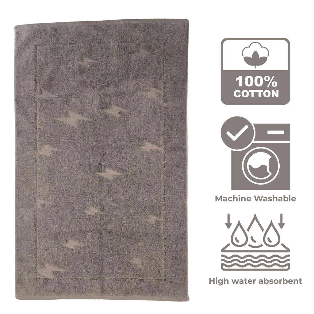 Luxury Bathmat 100% Cotton - Dark Grey