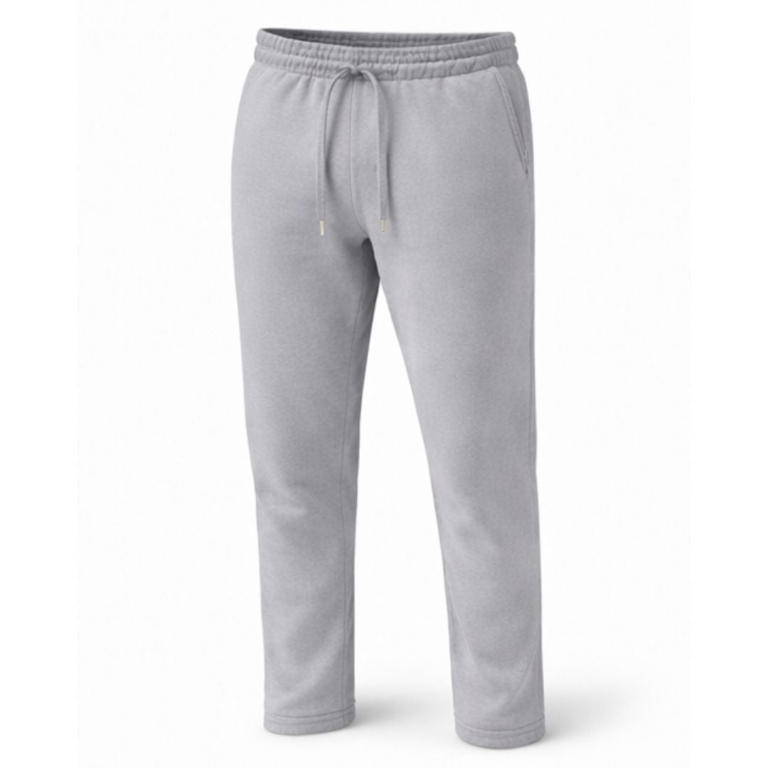 Unisex Grey Fleece Jogger Trousers UK – Cotton Blend Streetwear Joggers