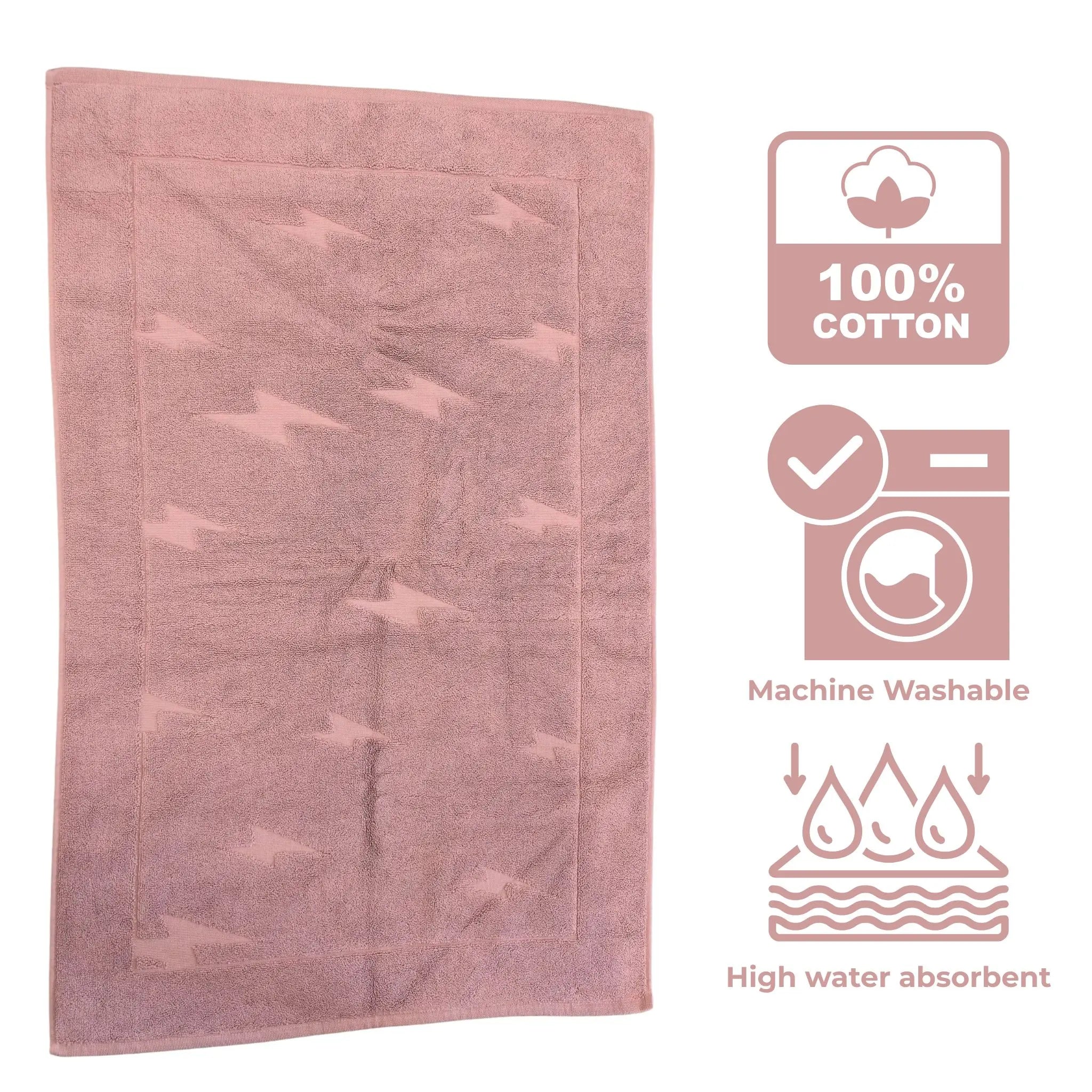 Luxury Bathmat 100% Cotton - Brown