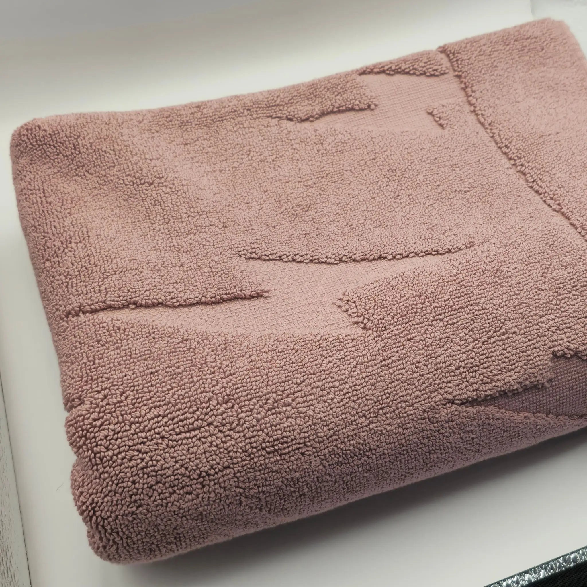 Luxury Bathmat 100% Cotton - Brown