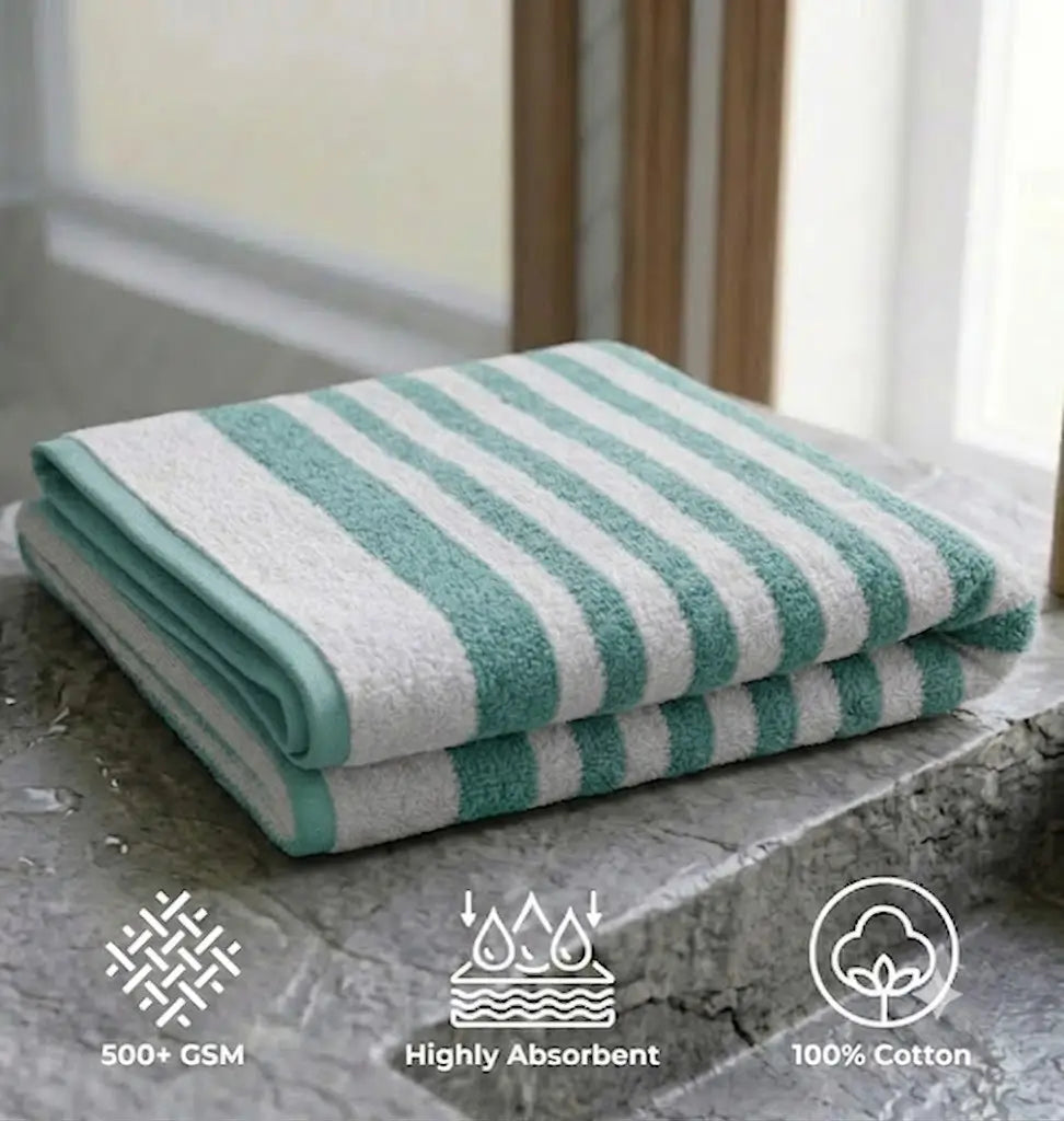 Cotton Bath Sheet 100x150cm | Ring-Spun 500GSM