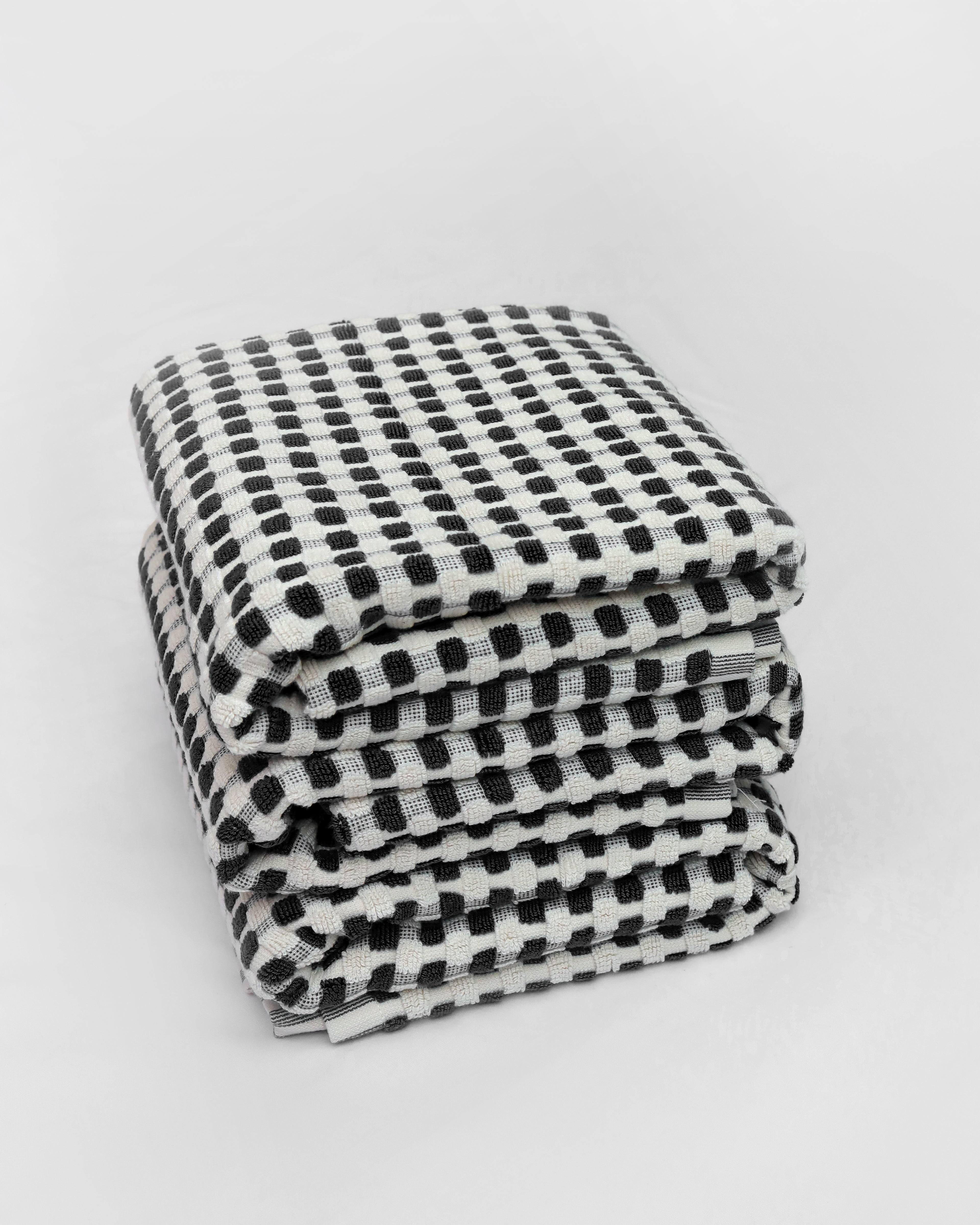 Standard Black Cotton Bath Towel 27x54 | BT03