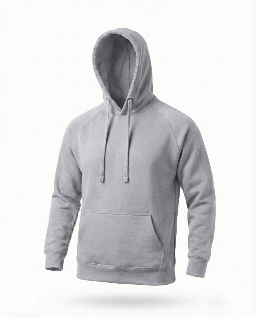 Cotton rich 300 GSM pullover hoodie with brushed fleece in black grey navy and maroon by AlamCollection