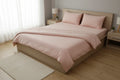 Dyed Cotton Bedsheet Set – Fitted Sheet & Pillow Covers|BD03