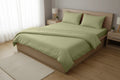 Dyed Cotton Bedsheet Set – Fitted Sheet & Pillow Covers|BD01