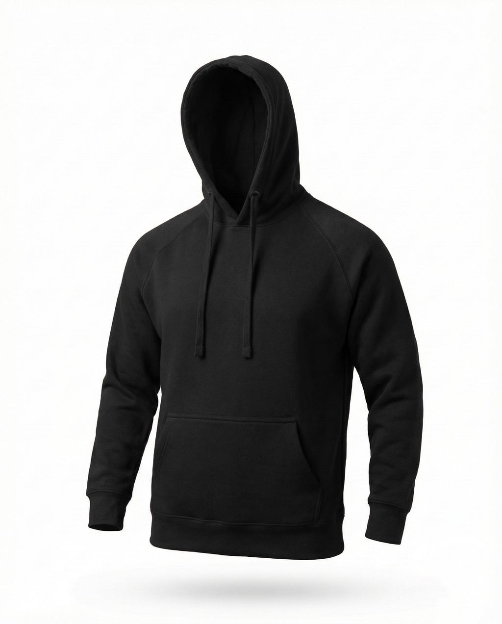 Cotton rich 300 GSM pullover hoodie with brushed fleece in black grey navy and maroon by AlamCollection