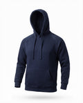 Cotton rich 300 GSM pullover hoodie with brushed fleece in black grey navy and maroon by AlamCollection